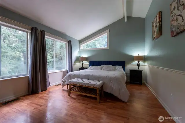 Second floor primary bedroom