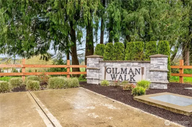 Entrance to neighborhood