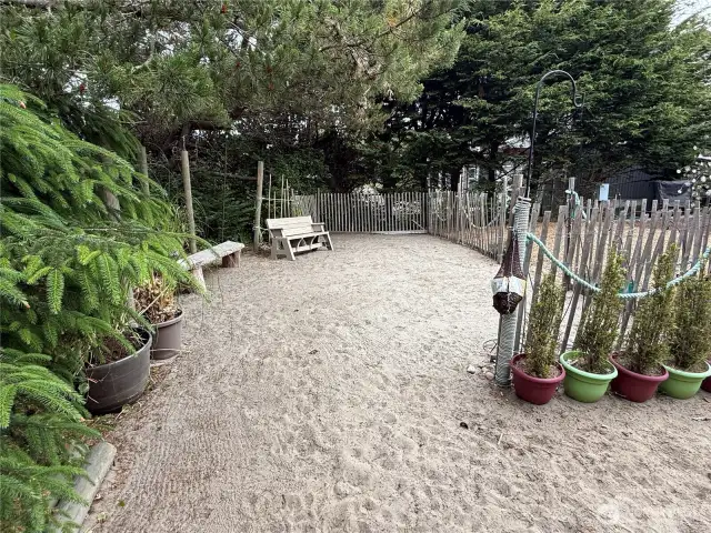 You own beach.