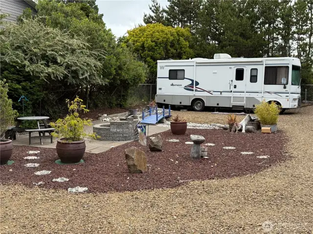 A motorhome comes with the property if so desired..
