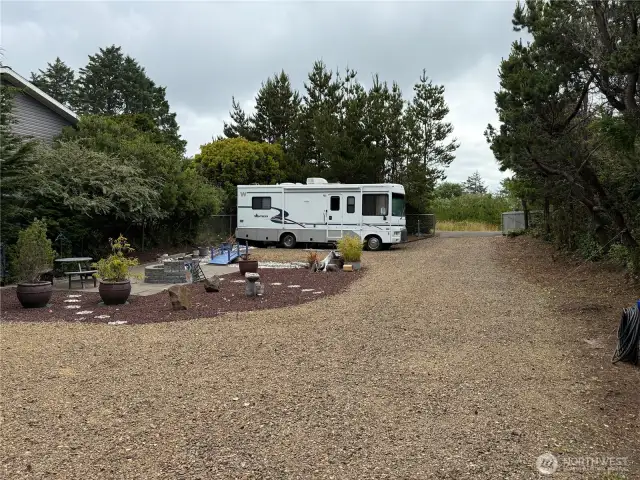 Large enough to accommodate a house if you wish too.