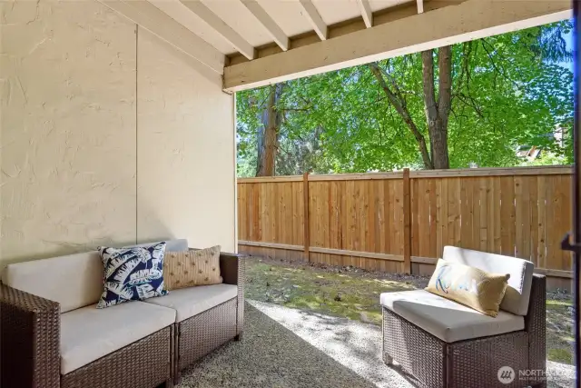 Enjoy your outdoor living space