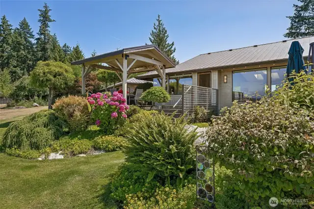 The home is lovely from every angle.