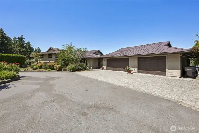 Ample space for parking.