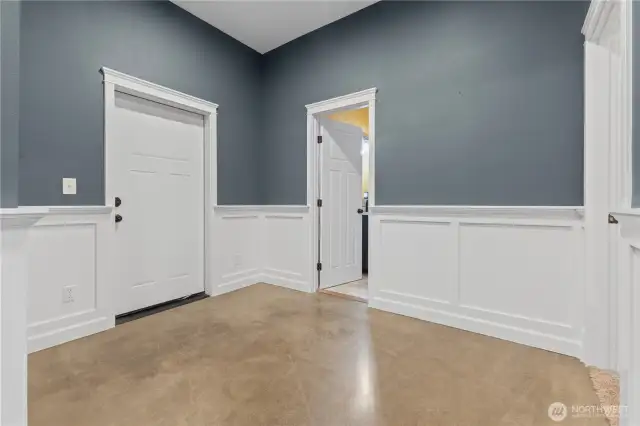 Garage entry