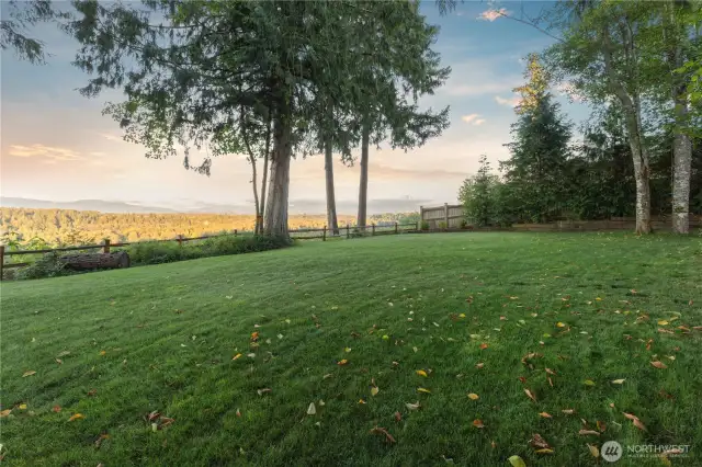 Views from back of lot