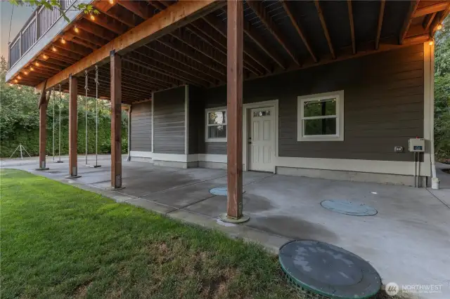 Covered patio