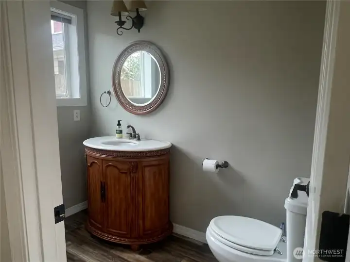 Powder bathroom