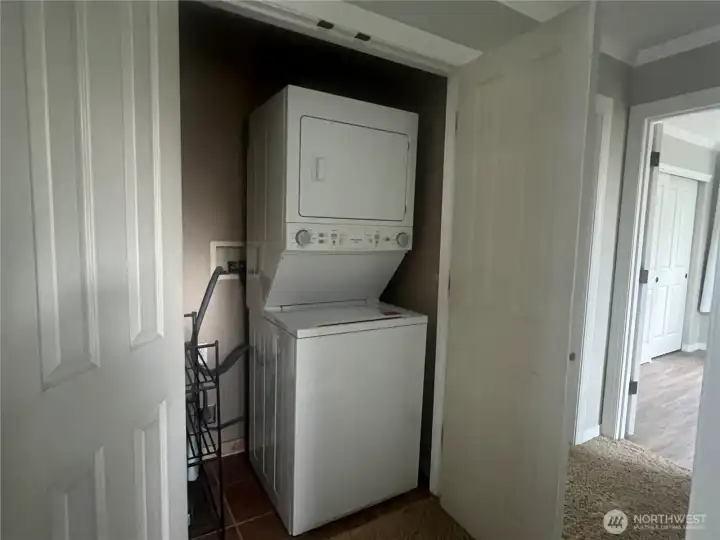 Upstairs Washer and Dryer