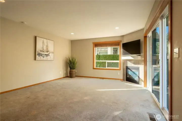 Nice sized Living Room.