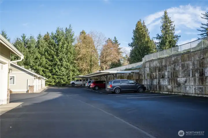 Plenty of additional parking for guests.