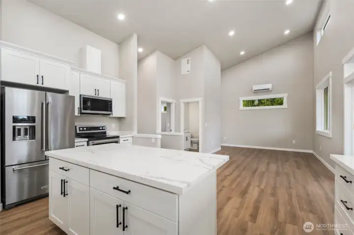 Waterproof, luxury Vinyl flooring.