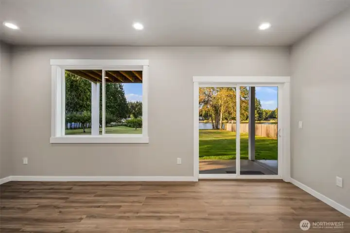 Spacious downstairs rec-room!