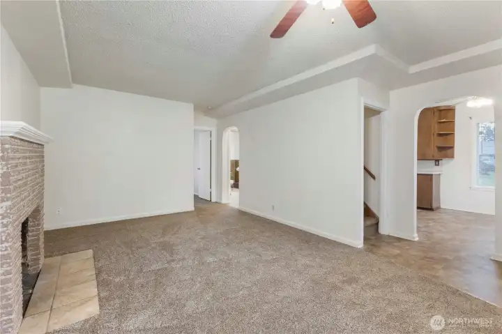 fresh paint and new carpet!