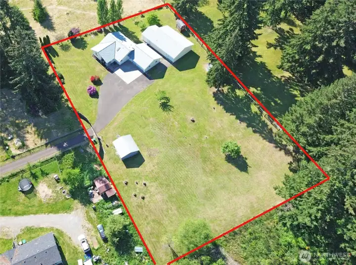 Lots of open space on this property to accomodate the community water system well field.