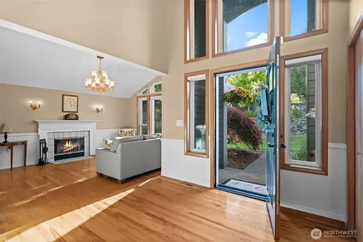 Light and bright entry