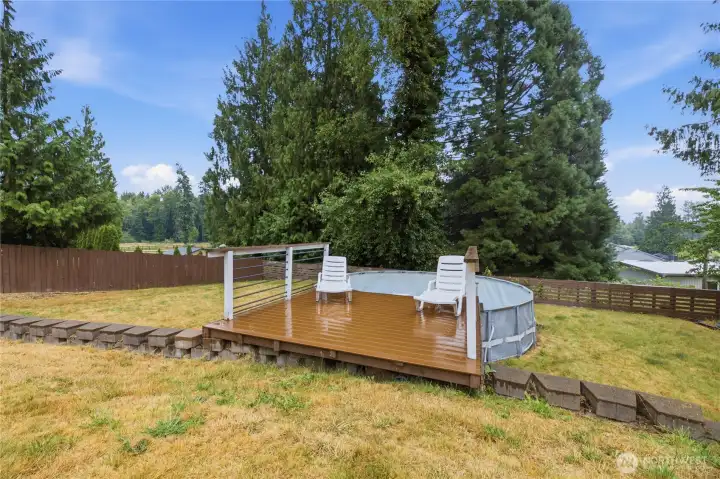Above ground pool Above ground pool