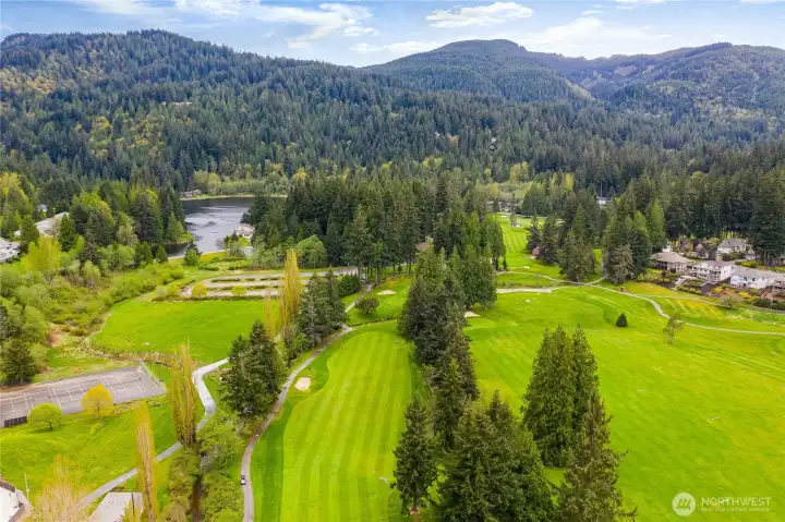 Another view of the golf course and the tennis/pickleball courts. Another view of the golf course and the tennis/pickleball courts.