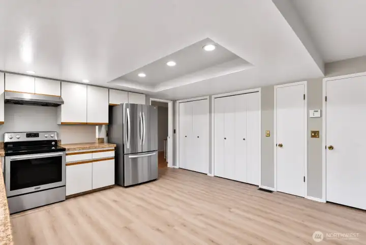 You'll appreciate the abundance of storage in this kitchen!