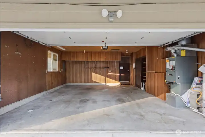 Plenty of space for vehicles, storage, and projects.