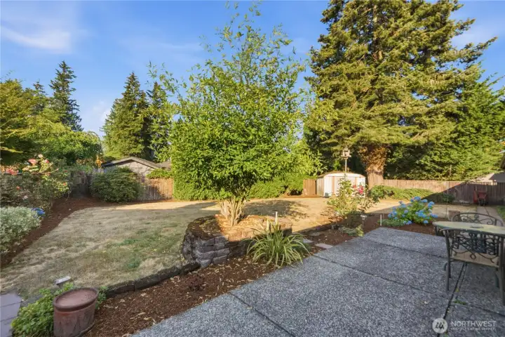 Step outside and enjoy your own backyard retreat.
