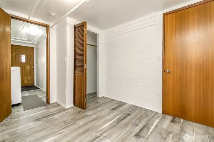extra room in basement w/ 2 doors could be used as a bedroom extra room in basement w/ 2 doors could be used as a bedroom