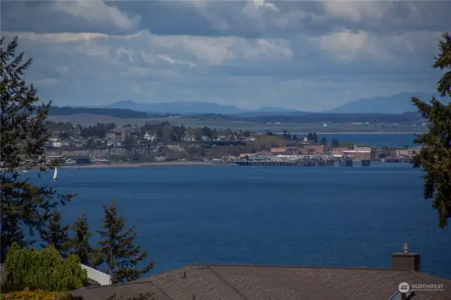 Not only Port Townsend but her Bay and the Cascades w/Mt Baker!