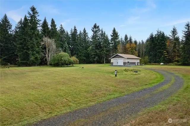 Large, cleared fields