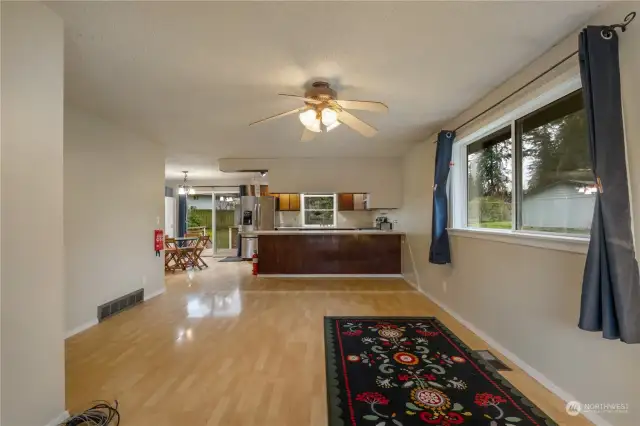 Family Room looking at kitchen