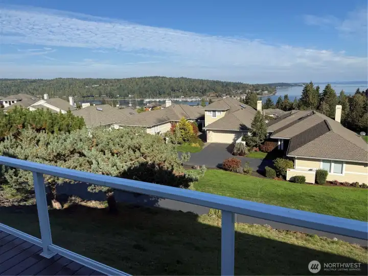 Enjoy the views throughout the home, taking in the immense water views and surrounding mountains to the west.