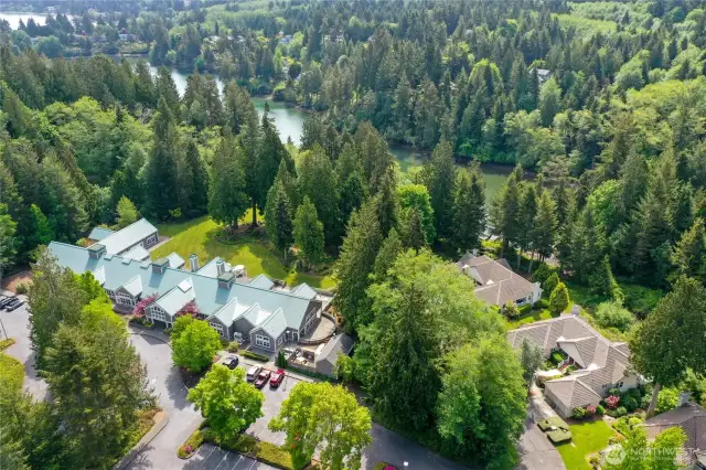Aerial view of Bay Club