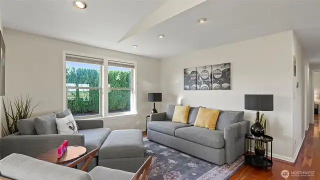 The perfect spot for an intimate conversation or to curl up with a book.