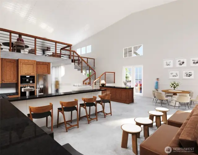 Artist rendition of clubhouse
