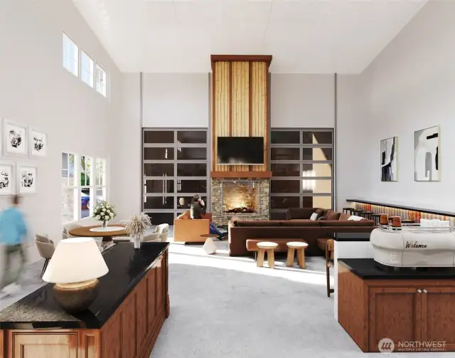 Artist rendition of clubhouse