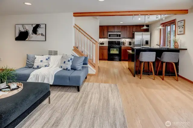 full kitchen downstairs