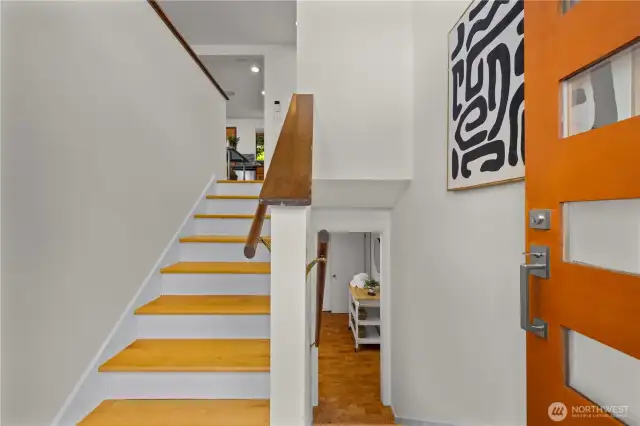 Split level entry.