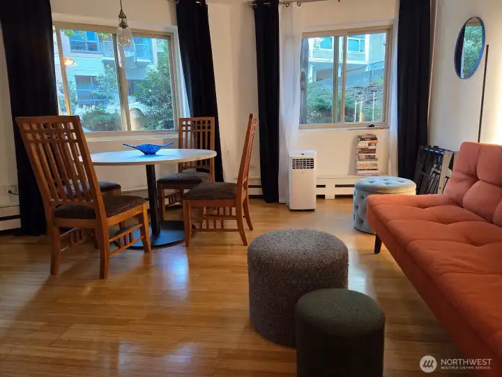 Living and dining area