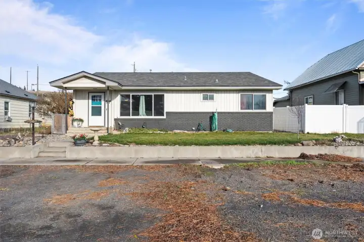 Lots of parking out front