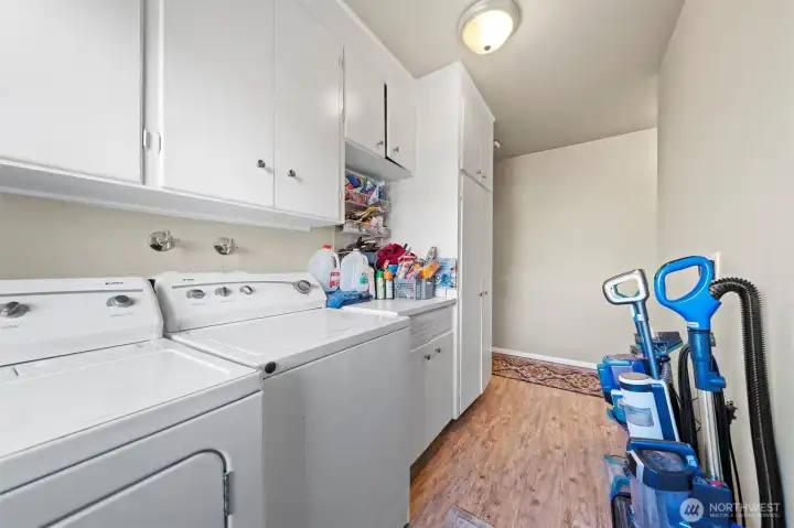 Landry on main floor has so much storage!