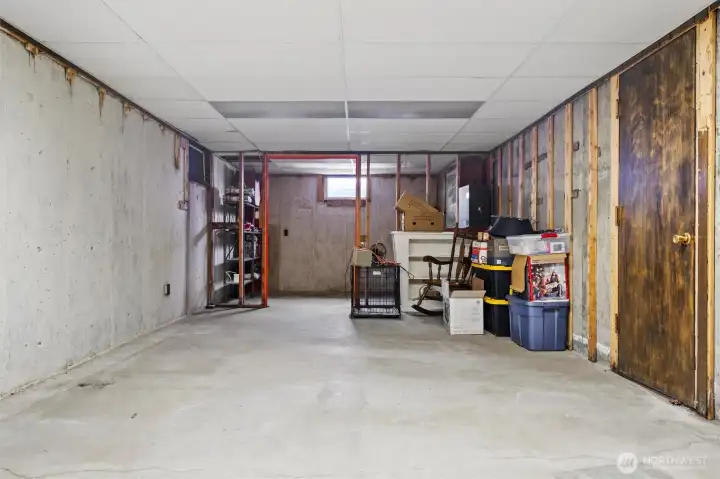 Unfinished basement
