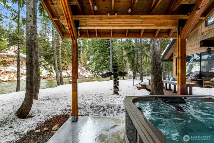 Hot Tub with River Views