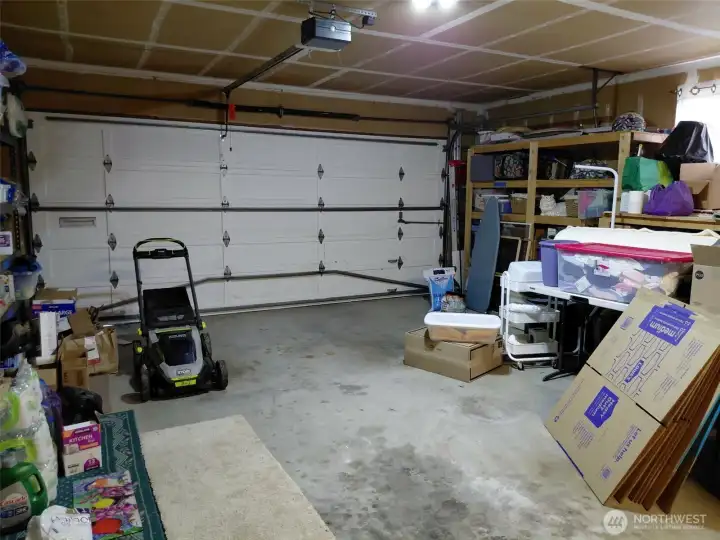 This is a good sized two car garage that still has plenty of storage room.  Storage space is often overlooked when house shopping, until one moves in and realizes it is lacking.  That isn't the case with this home.