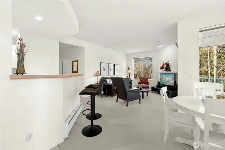 Thoughtfully designed floor plan with seamless flow throughout