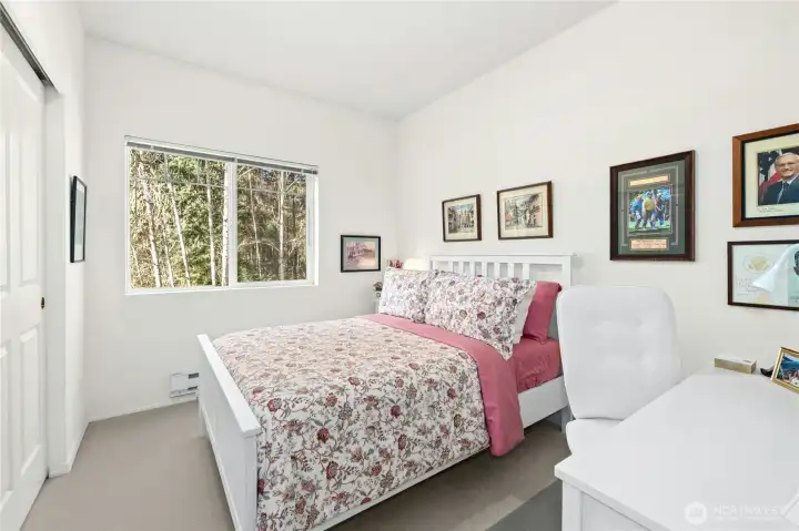 Versatile second bedroom—perfect as a guest room, office, or den