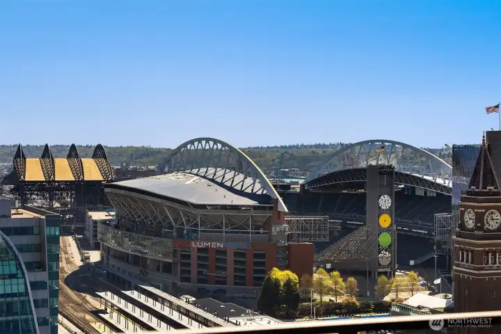 Walk over to the stadiums and watch the games!