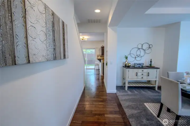 Entry Hallway / Dining Transition Entry Hallway / Dining Transition