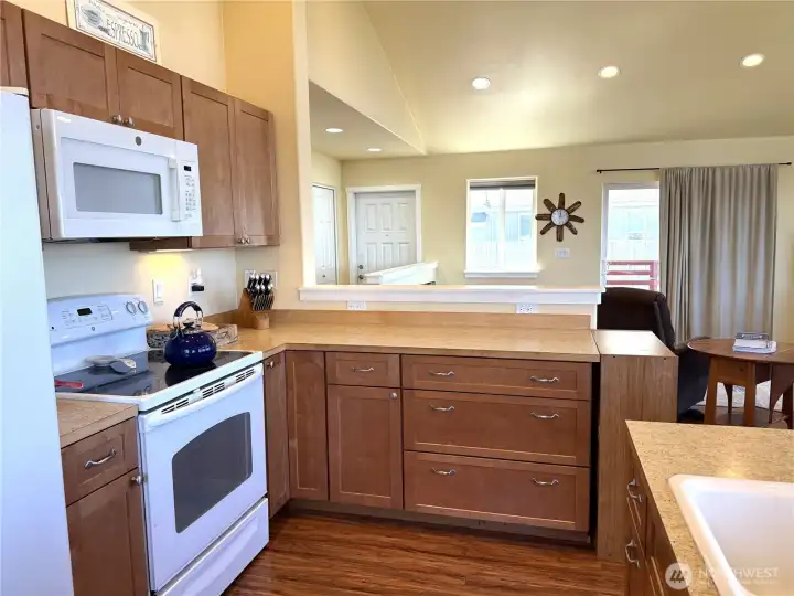 Lots of beautiful cabinets add to the thoughtfulness of this owner designed home.