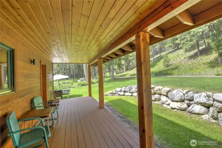 Second covered deck.