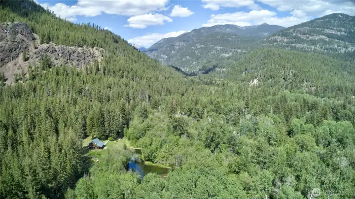 Arial image looking East