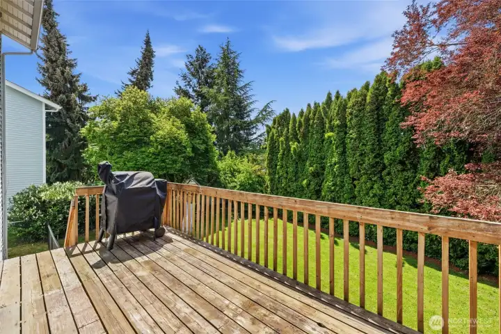 Enjoy outdoor entertaining on the deck just in time for Summer!